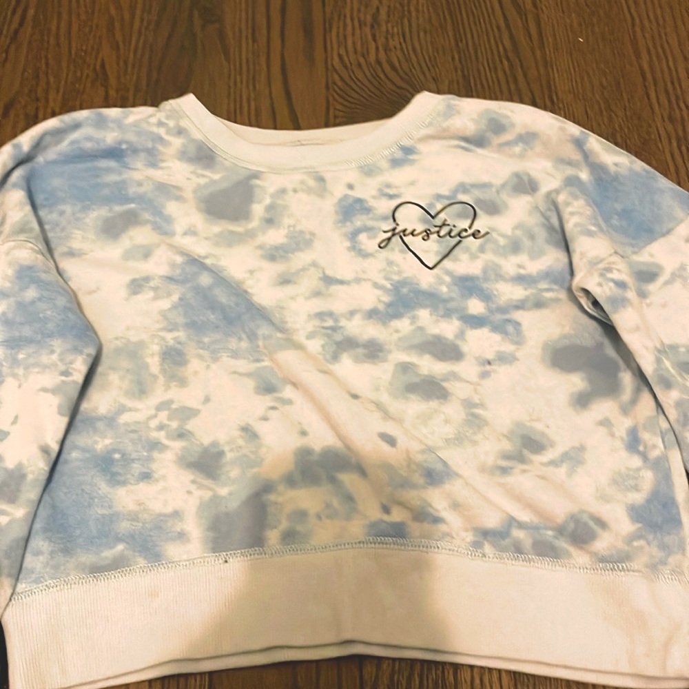 Blue and white justice matching set